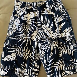 10 yr old navy blue and white cargo shorts